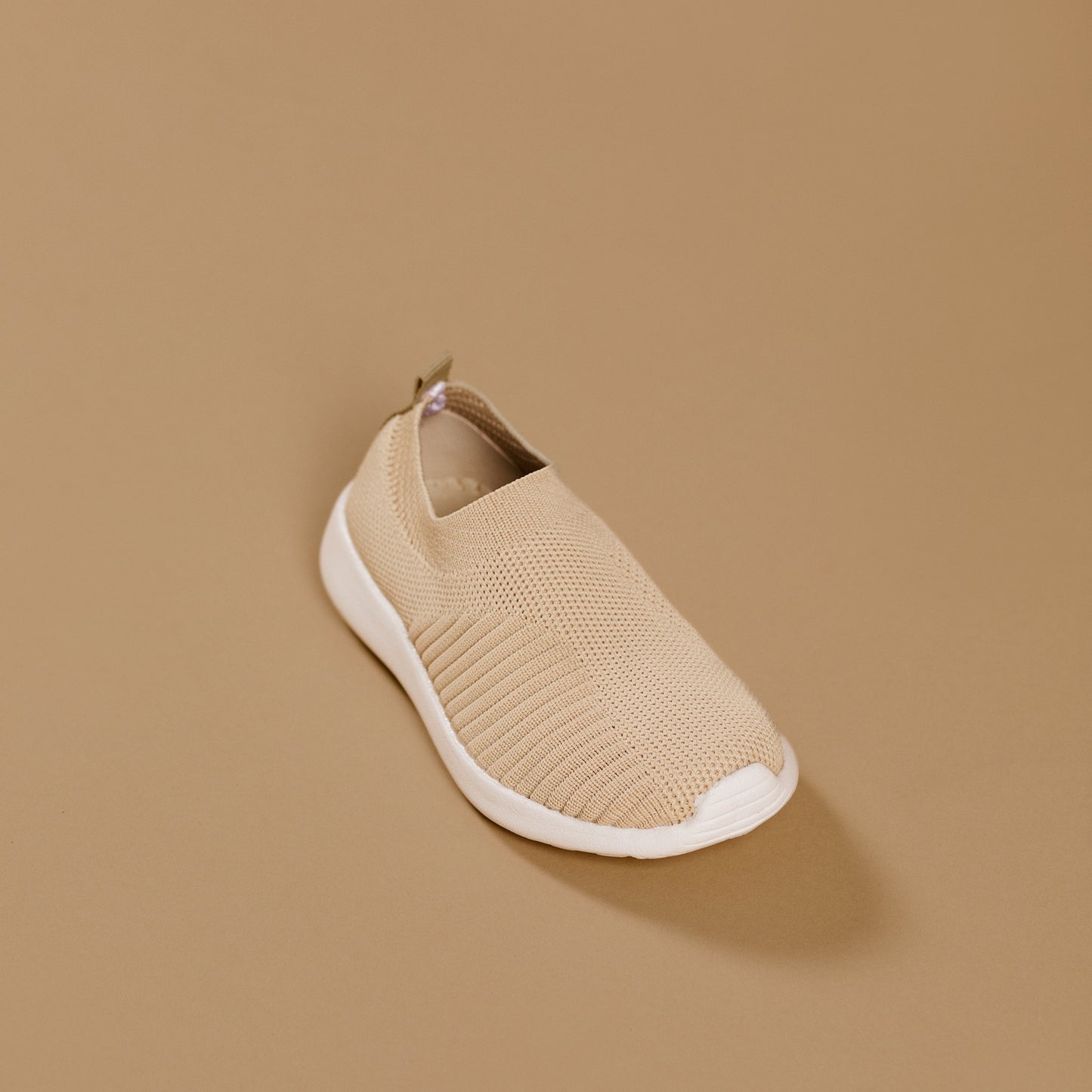 sneakers little runner, beige - BABY MOCS