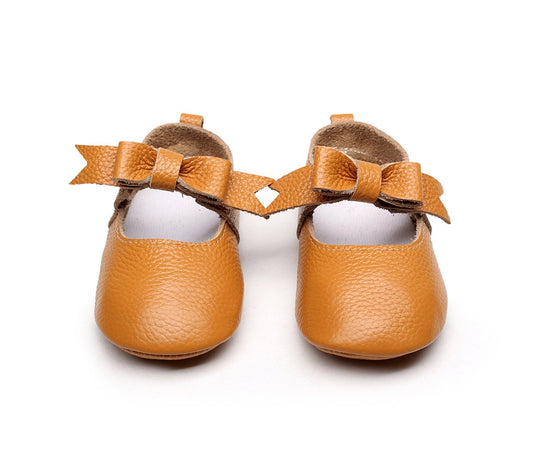 schoentjes ballerina, brown - BABY MOCS