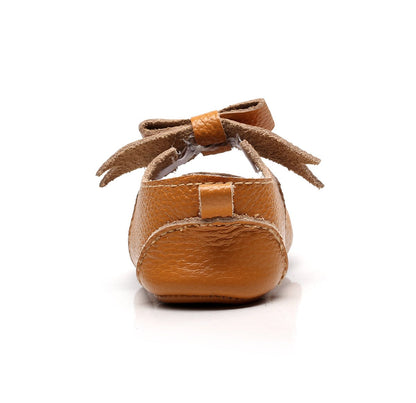 schoentjes ballerina, brown - BABY MOCS
