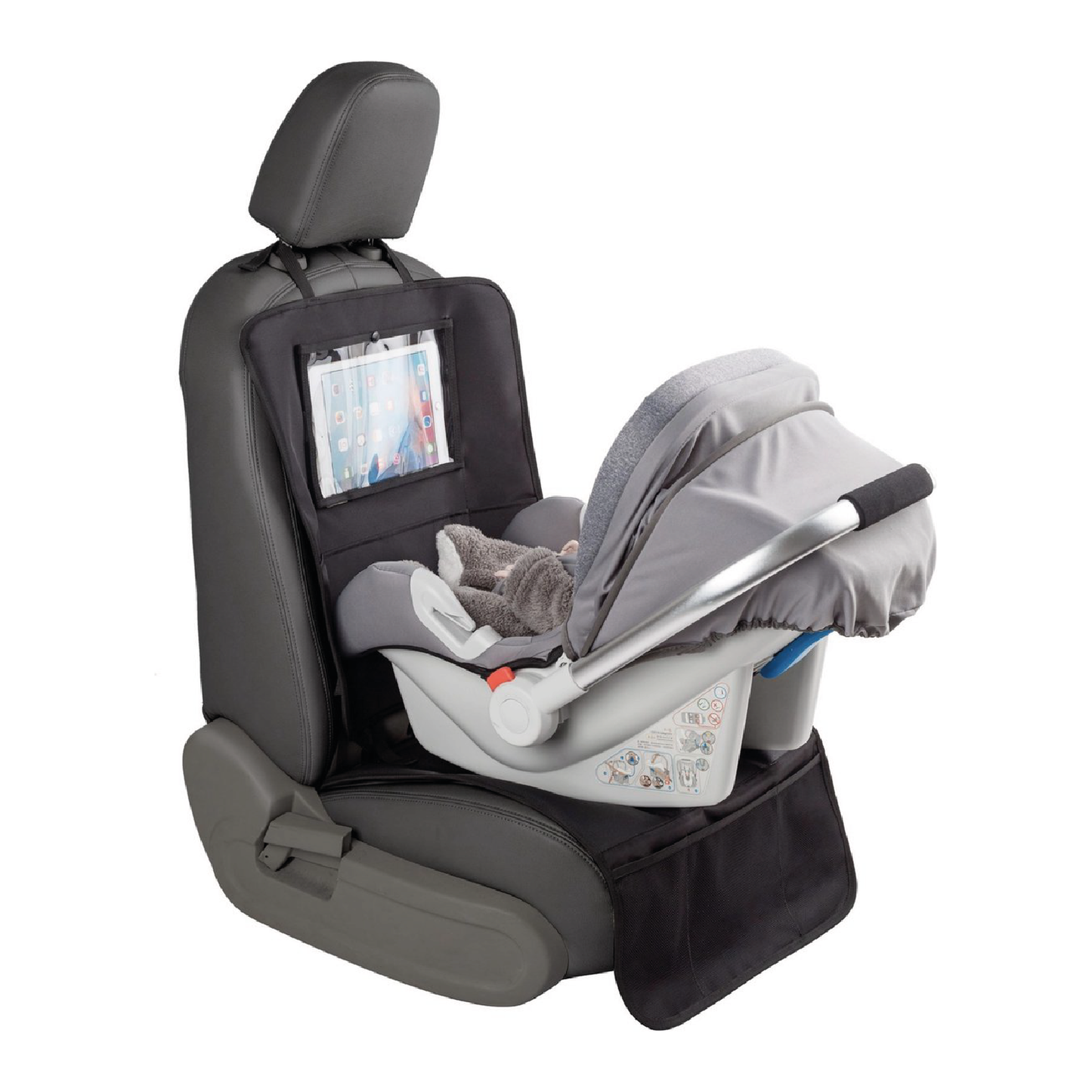autostoelbeschermer, zwart - BABYDAN