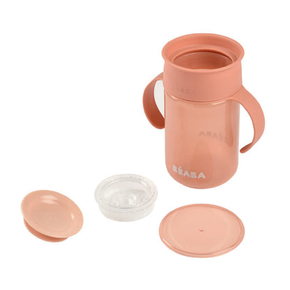 drinkbeker 360°, pink - BEABA