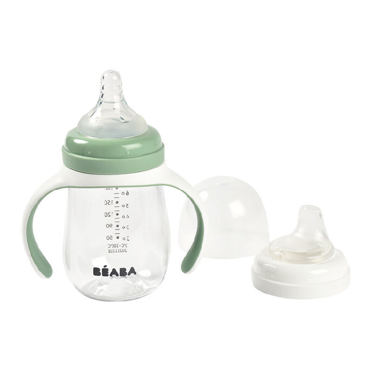 meegroeifles 2-in-1, sage green - BEABA