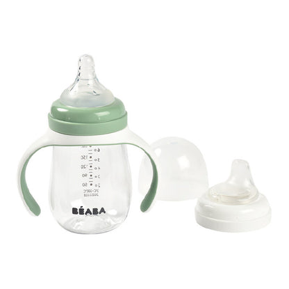 meegroeifles 2-in-1, sage green - BEABA