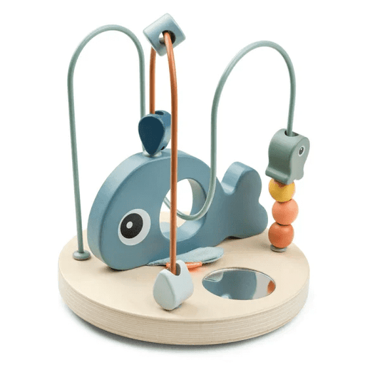 spelbaan met kralen wally, blue - DONE BY DEER