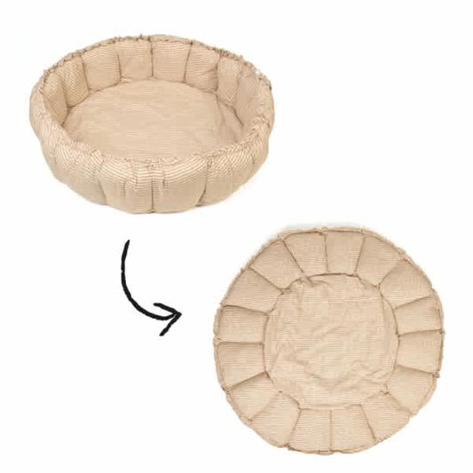 speeltapijt bloom, stripes brown - PLAY & GO