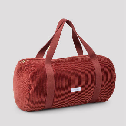 weekendtas 35liter velours, rust red - LES PENSIONNAIRES