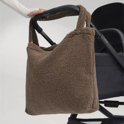 mom bag teddy, brown - STUDIO NOOS