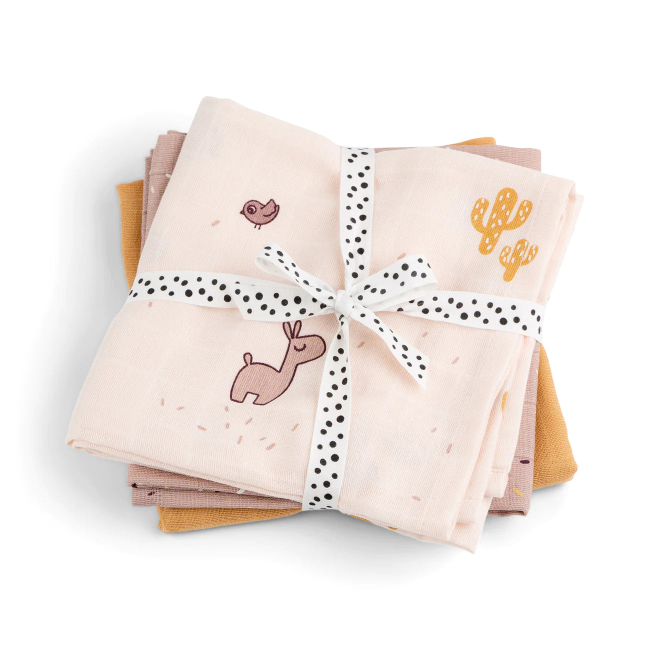 verzorgingsdoek lalee, 3-pack, powder – DONE BY DEER