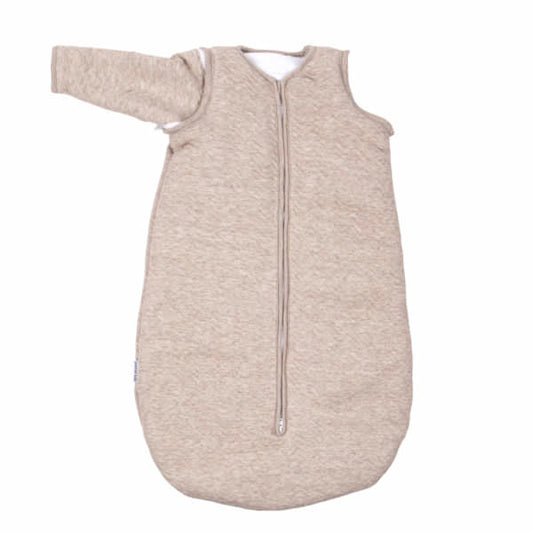 slaapzak 70 cm winter, chevron light camel - POETREE KIDS