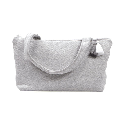 luiertas, chevron light grey melange - POETREE KIDS