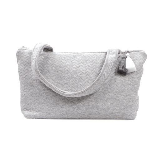 luiertas, chevron light grey melange - POETREE KIDS