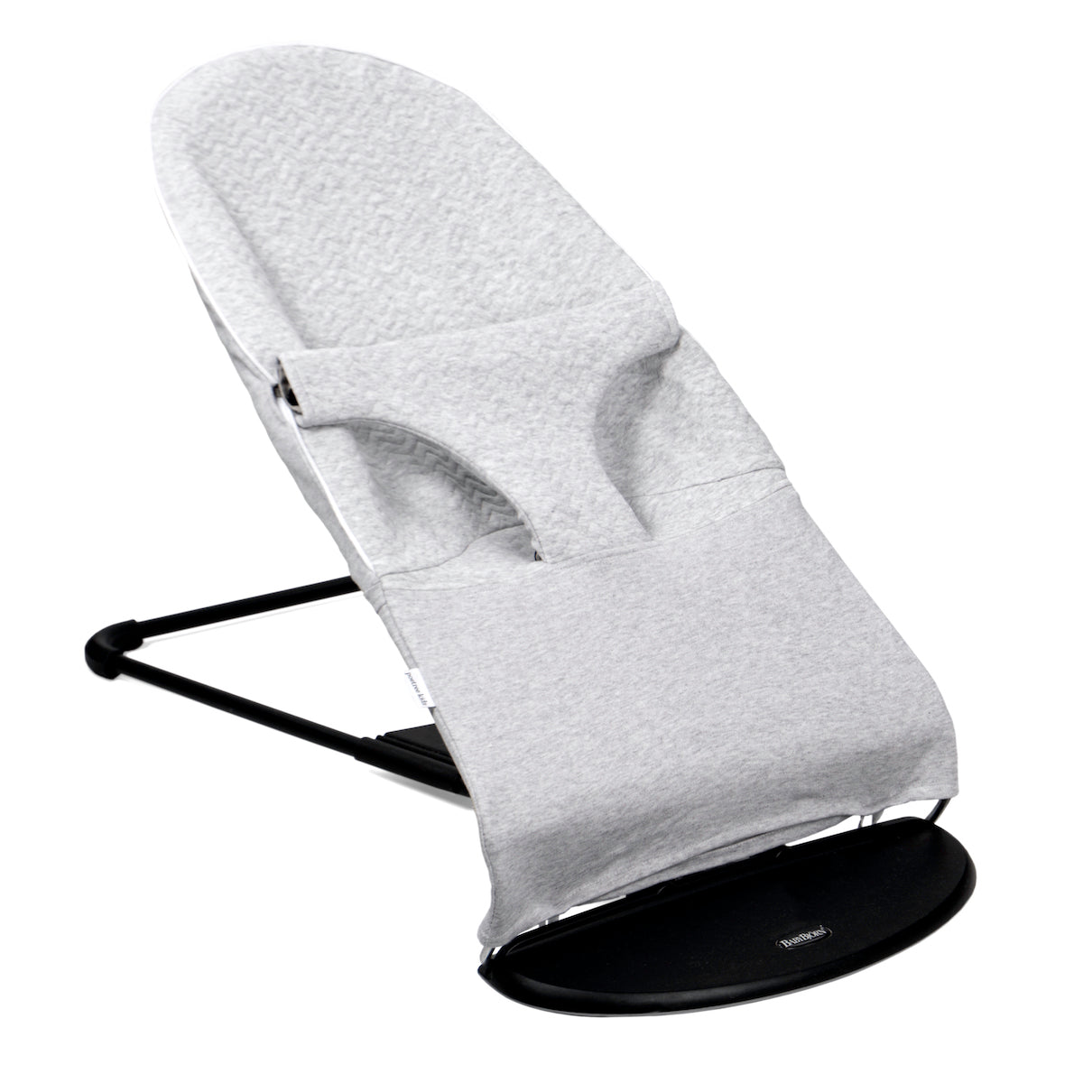 beschermhoes wipstoel, chevron light grey melange - POETREE KIDS