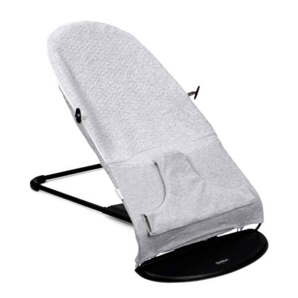beschermhoes wipstoel, chevron light grey melange - POETREE KIDS