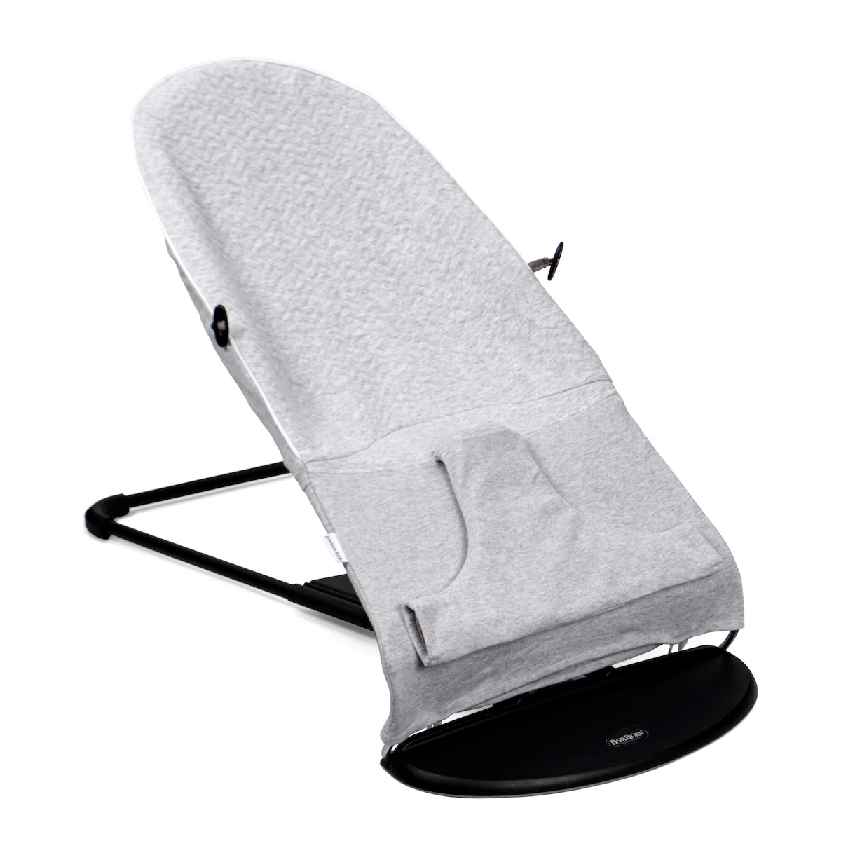 beschermhoes wipstoel, chevron light grey melange - POETREE KIDS
