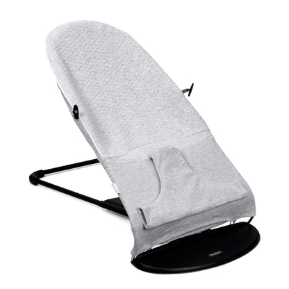 beschermhoes wipstoel, chevron light grey melange - POETREE KIDS