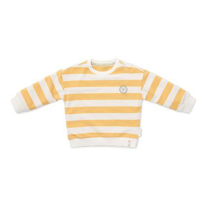 sweater, sunny yellow stripes - LITTLE DUTCH