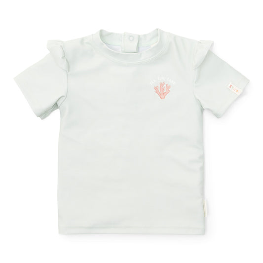 UV zwem t-shirt, sea green - LITTLE DUTCH
