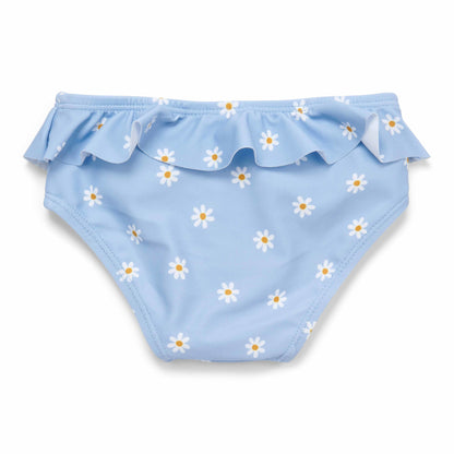 bikinibroek ruffle, blue daisies - LITTLE DUTCH