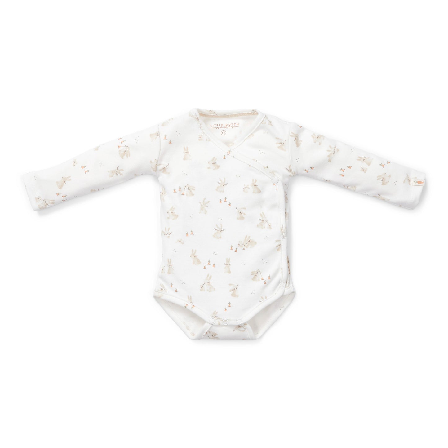 body lange mouw, baby bunny - LITTLE DUTCH