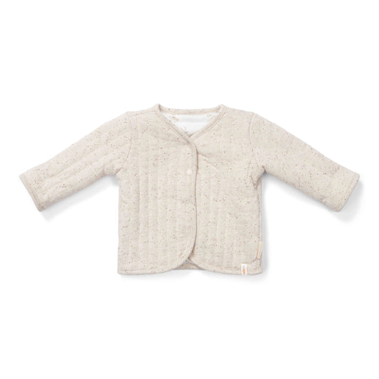omkeerbaar jasje, baby bunny/sand - LITTLE DUTCH
