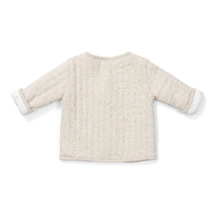 omkeerbaar jasje, baby bunny/sand - LITTLE DUTCH