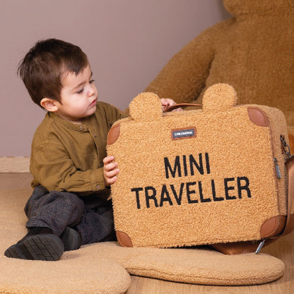 koffertje 'mini traveller', teddy bruin - CHILDHOME