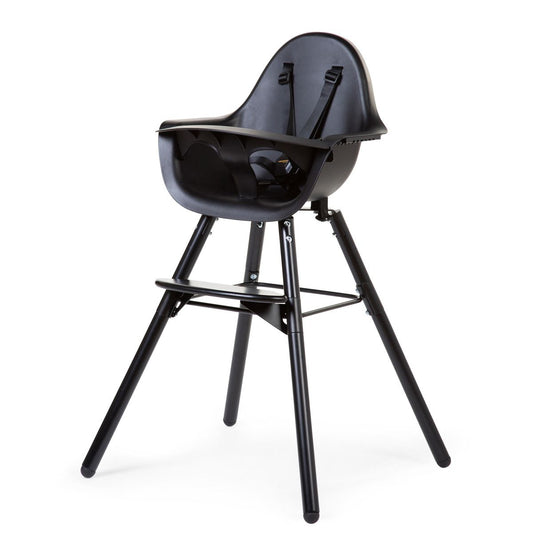 meegroeistoel evolu 2, black - CHILDHOME