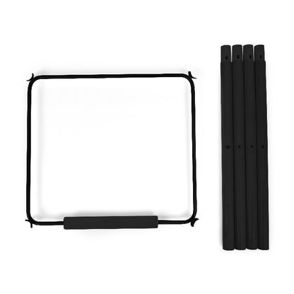 meegroeistoel evolu 2, set lange poten, black - CHILDHOME