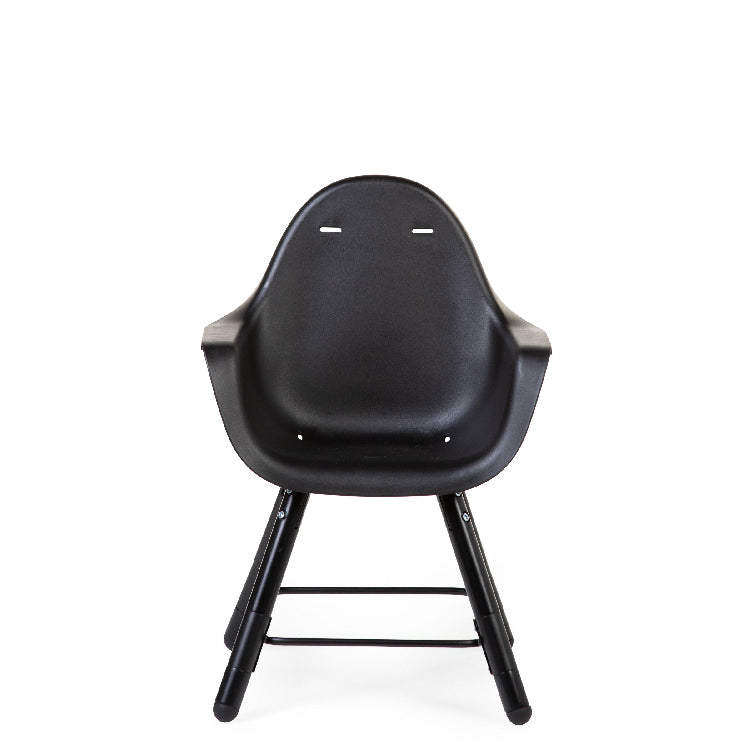 meegroeistoel evolu 2, black - CHILDHOME