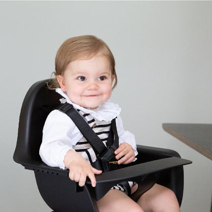 meegroeistoel evolu 2, black - CHILDHOME