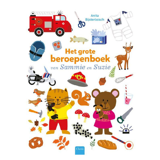 boek, Het grote beroepenboek van Sammie en Suzie - CLAVIS