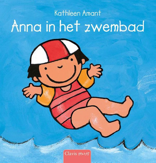 boekje, Anna in het zwembad - CLAVIS