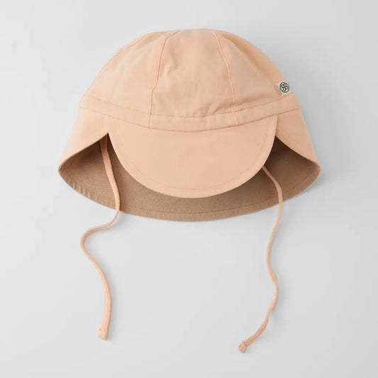 omkeerbaar zonnehoedje UPF 50+, peachy summer/sandy beach - CLOBY
