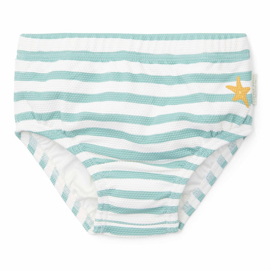 UV zwemluier stripes, surf blue - LITTLE DUTCH