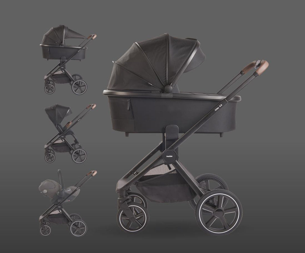 kinderwagen Crios 4.0 draagmand, black - PERICLES