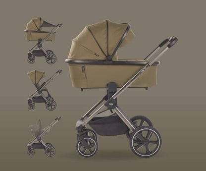 kinderwagen Crios 4.0 draagmand, olive - PERICLES