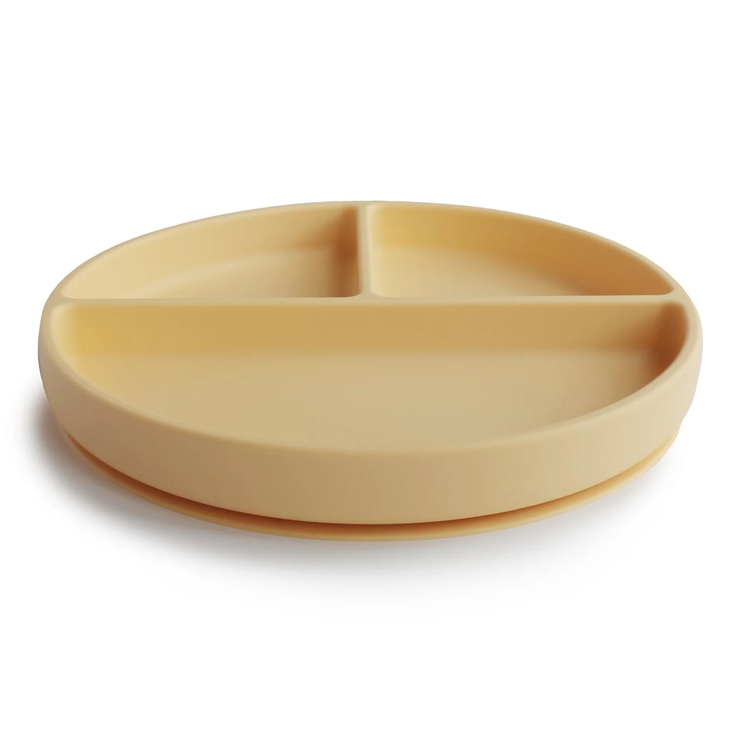bord silicone, 3 vakken, pale daffodil - MUSHIE
