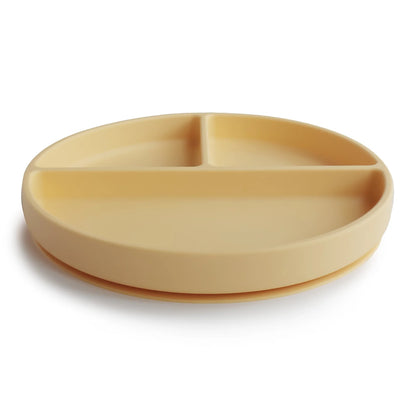bord silicone, 3 vakken, pale daffodil - MUSHIE