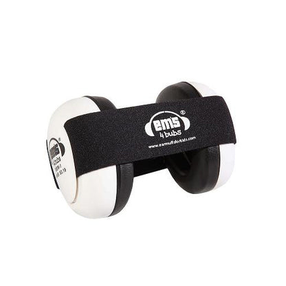 gehoorbeschermers baby, black/white  - EMS FOR KIDS