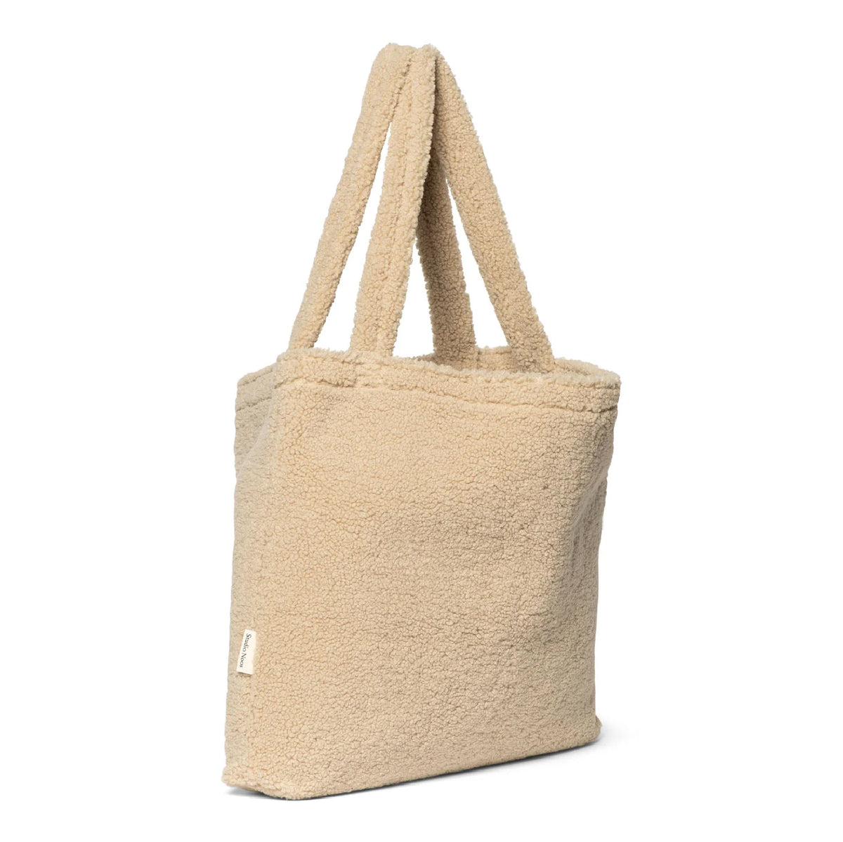 mom bag teddy, ecru - STUDIO NOOS