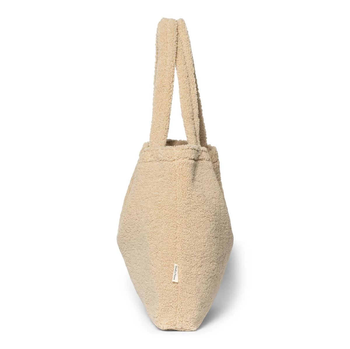 mom bag teddy, ecru - STUDIO NOOS
