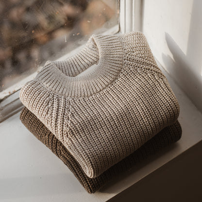 sweater flo, oatmeal melange - THAT'S MINE