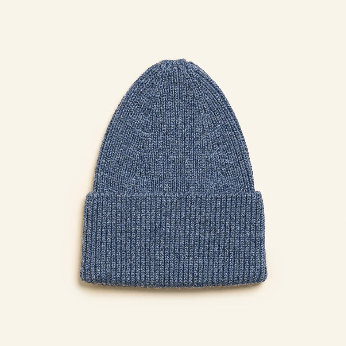 beanie fonzie, denim - HVID