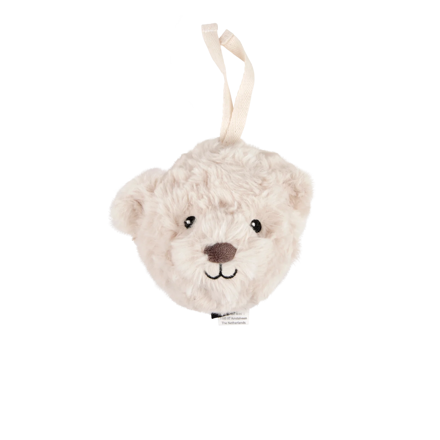 knuffel + geluid onderweg, lou bear beige - FLOW AMSTERDAM