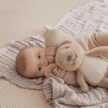 knuffel + geluid milo, brown - FLOW AMSTERDAM