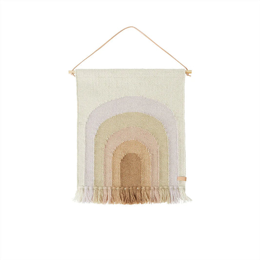 wandtapijt rainbow, lavender - OYOY