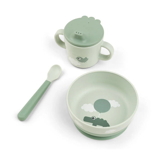 eetset first meal happy clouds, green - DONE BY DEER