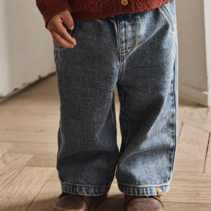 jeans wide fit, medium blue - LIL'ATELIER