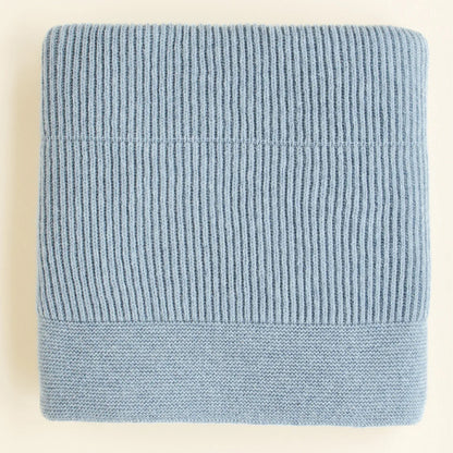 dekentje gaston, frost blue - HVID