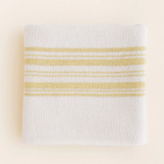 dekentje gilbert, light yellow - HVID